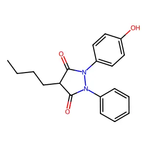 羟基保泰松 structure