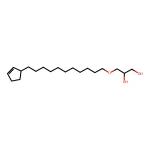 Monohydnocarpyl glyceryl ether structure