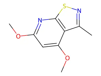 4,6-Dimethoxy-3-methyl[1,2]thiazolo[5,4-b]pyridine structure