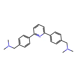 2,6-Bis(4-(2-(dimethylamino)methyl)phenyl)pyridine structure