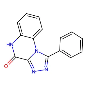 1-phenyl[1,2,4]triazolo[4,3-a]quinoxalin-4(5H)-one structure
