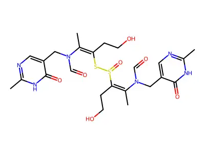 Oxythiamine disulfide monosulfoxide structure