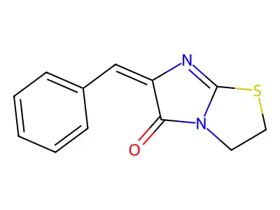 6-Benzylidene-2,3-dihydroimidazo[2,1-b][1,3]thiazol-5-one structure