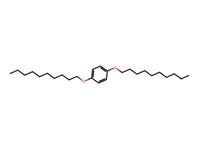 1,4-Bis(decyloxy)benzene structure