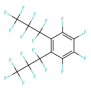 1,2,3,4-Tetrafluoro-5,6-bis(heptafluoropropyl)benzene structure