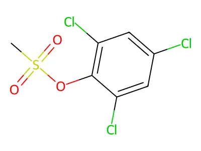 2,4,6-Trichlorophenyl methanesulfonate structure