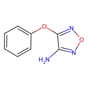 4-Phenoxy-1,2,5-oxadiazol-3-amine structure