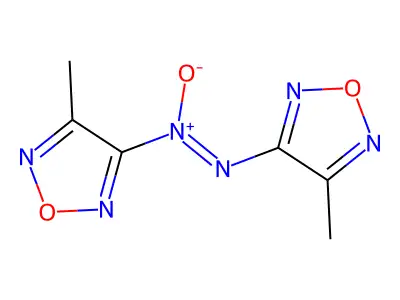 1,2,5-Oxadiazole, 3,3'-(Z)-azoxybis[4-methyl- structure