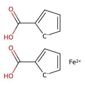 1,1'-二茂铁二甲酸 structure