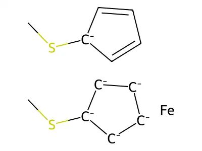 1,1'-Ferrocenedicarboxylic acid structure