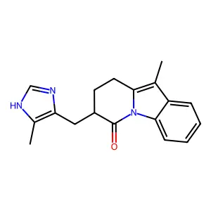 Ethyl 3-(2-amino-3-methylimidazo(4,5-h)quinoxalin-8-yl)propanoate structure