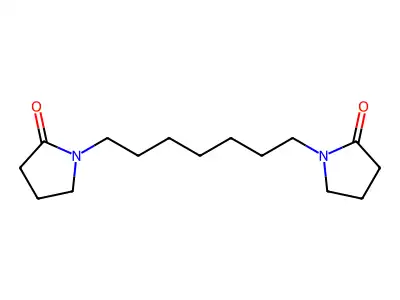 1,1'-(1,7-Heptanediyl)bis[2-pyrrolidinone] structure