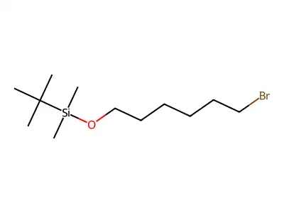 (6-Bromohexyloxy)-tert-butyldimethylsilane structure