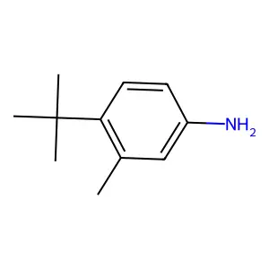 Aniline, 4-tert-butyl-3-methyl- structure