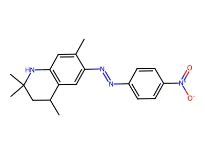 6-(4-Nitrophenylazo)-1,2,3,4-tetrahydro-2,2,4,7-tetramethylquinoline structure
