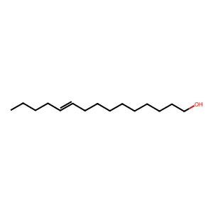 10-Pentadecen-1-ol structure