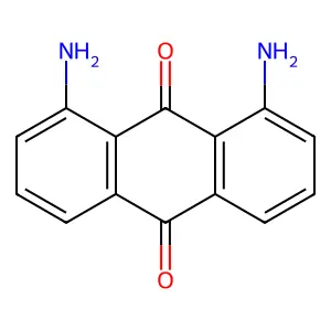 1,8-Diamino-9,10-anthracenedione structure