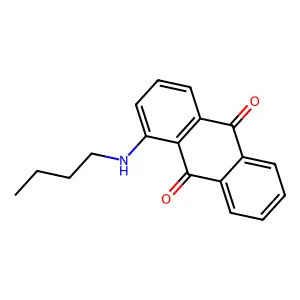 1-(Butylamino)anthraquinone structure