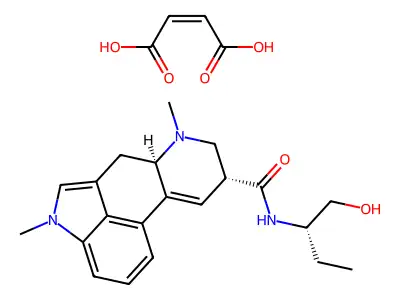 Methysergide maleate structure