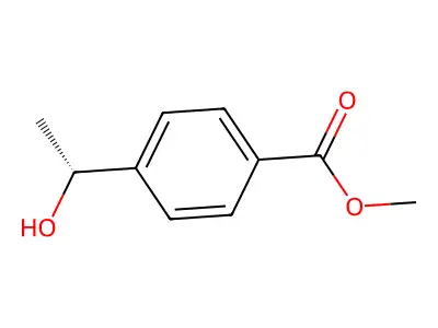 Methyl 4-(1-hydroxyethyl)benzoate structure