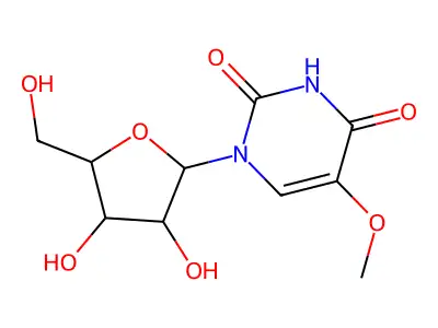 5-OMe-uridine; 5-METHOXYURIDINE structure