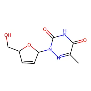 6-Aza-D4T structure