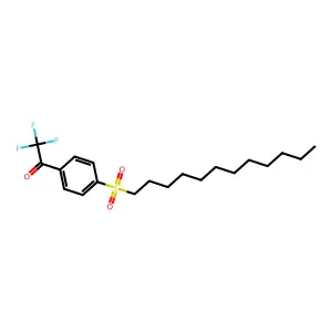 1-[4-(Dodecylsulfonyl)phenyl]-2,2,2-trifluoroethanone structure