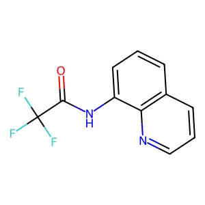 Acetamide, 2,2,2-trifluoro-N-8-quinolinyl- structure