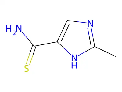 2-methyl-1H-imidazole-4-carbothioamide structure