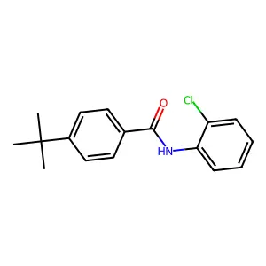 Benzamide, N-(2-chlorophenyl)-4-(1,1-dimethylethyl)- structure