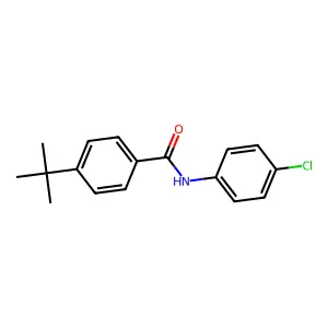 4-tert-butyl-N-(4-chlorophenyl)benzamide structure