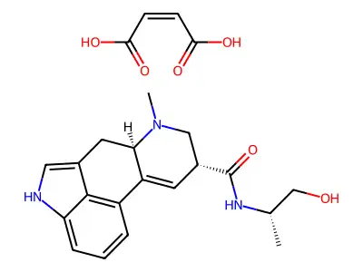 Ergonovine maleate structure