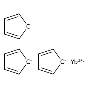 Tris(cyclopentadienyl)ytterbium(III) structure