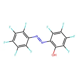2-Hydroxynonafluoroazobenzene structure