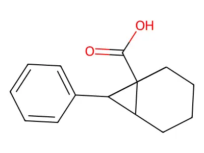 7-Phenyl-tricyclo[4.1.0.0*2,7*]heptane-1-carboxylic acid structure