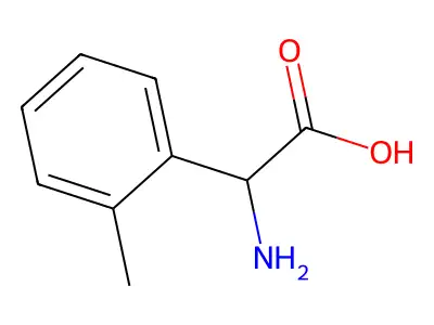 2-Amino-2-(2-methylphenyl)acetic acid structure
