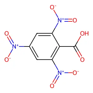 2,4,6-三硝基苯甲酸 structure