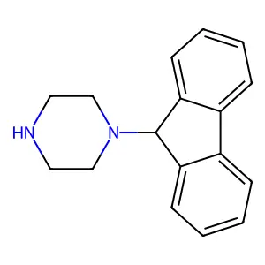 1-(9H-Fluoren-9-yl)piperazine structure