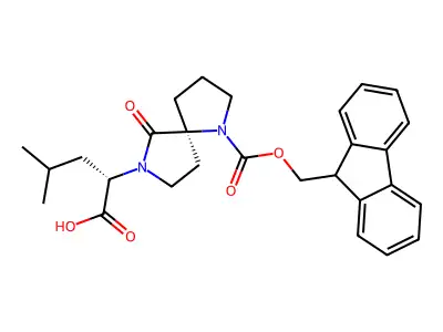 Fmoc-(S,S)-[Pro-Leu]-spirolactame structure