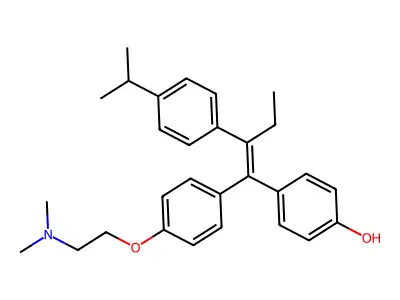Miproxifene structure