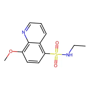 N-ethyl-8-methoxyquinoline-5-sulfonamide structure