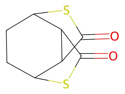 Dihydro-1,4-ethano-1H,3H-thieno(3,4-c)thiophene-3,6(4H)-dione structure