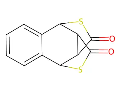 5,1,4-(Epithioethanylylidene)-2-benzothiepin-3,11(1H)-dione, 4,5-dihydro- structure