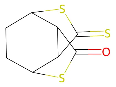 1,4-Ethano-1H,3H-thieno(3,4-c)thiophen-3-one, tetrahydro-6-thioxo- structure