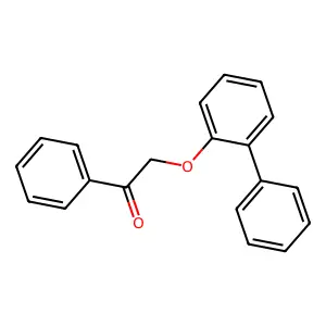 1-Phenyl-2-(2-phenylphenoxy)ethanone structure