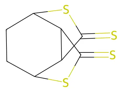 1,4-Ethano-1H,3H-thieno(3,4-c)thiophene-3,6(4H)-dithione, dihydro- structure
