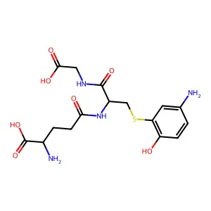 Glycine, N-(S-(5-amino-2-hydroxyphenyl)-N-L-gamma-glutamyl-L-cysteinyl)- structure