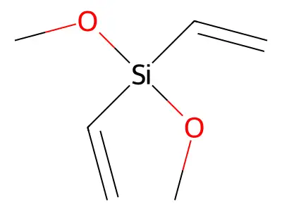 Silane, diethenyldimethoxy- structure