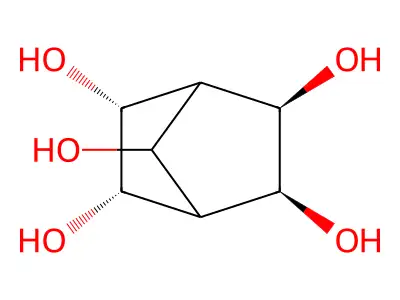 2,3,5,6,7-Norbornanepentol structure