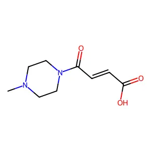 (2E)-4-(4-Methylpiperazin-1-YL)-4-oxobut-2-enoic acid structure